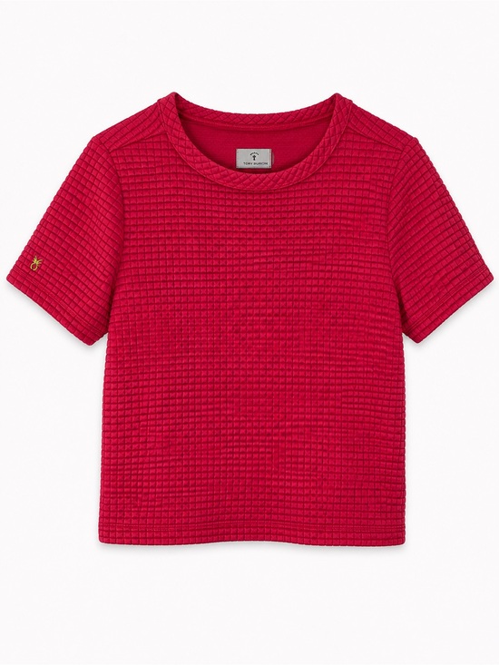 Dudley Stephens Tops - Dudley Stephens Surfside Berry Pink Textured Short Sleeve Tee. Worn Once